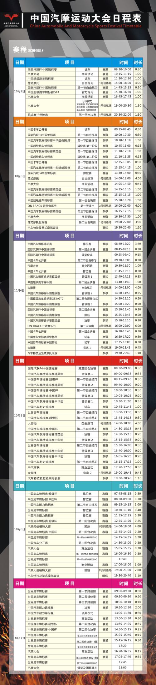 看頂級(jí)車手賽車、聽華晨宇唱歌、玩轉(zhuǎn)汽摩現(xiàn)場(chǎng)… 2018汽摩大會(huì)最強(qiáng)攻略出爐啦！(圖1)