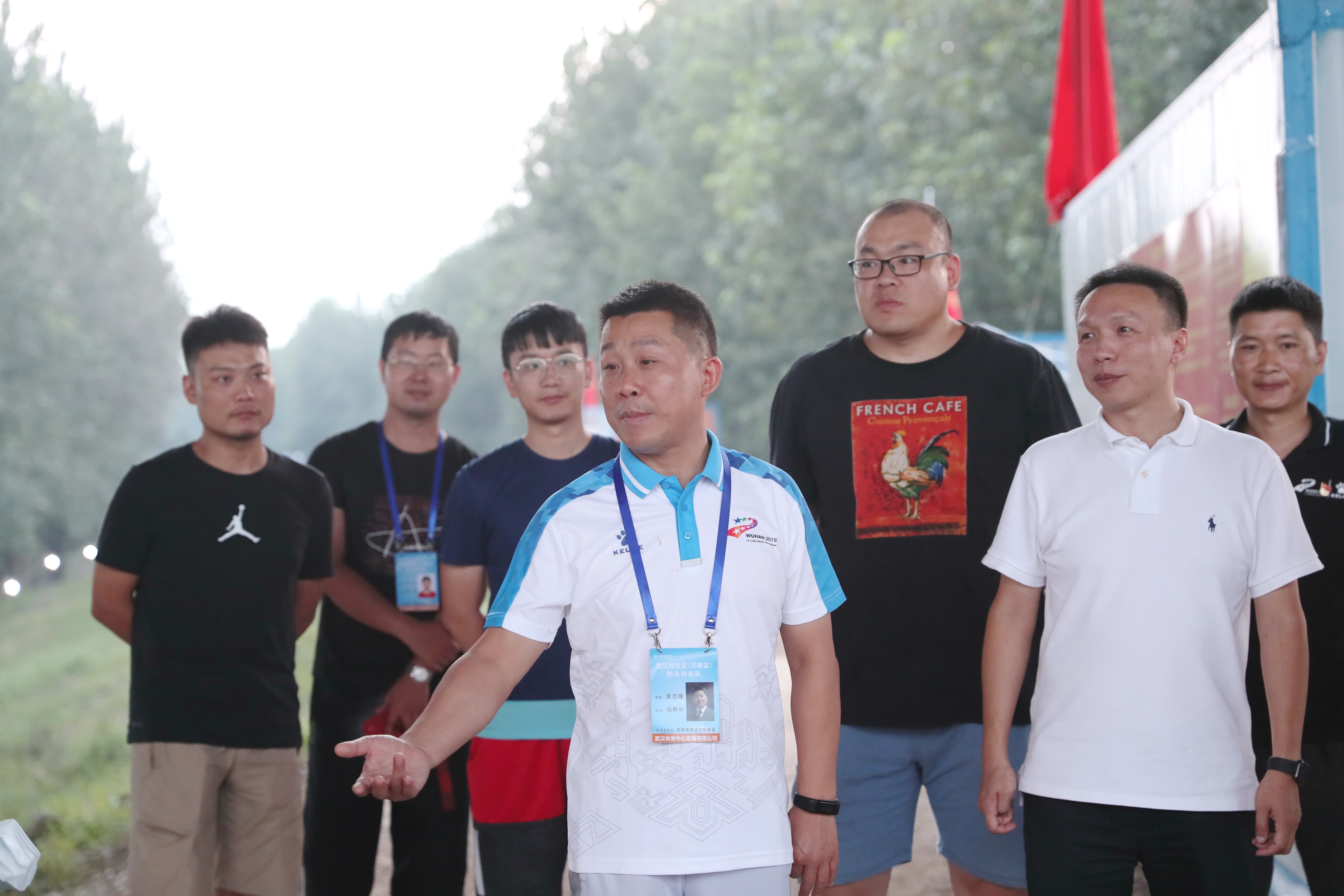新聞特寫：不忘汛情，夜上堤防(圖8)